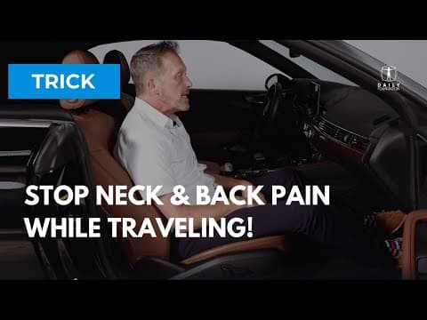 Correct Posture in the Passenger Seat | Avoid Neck & Back Pain on Long Trips