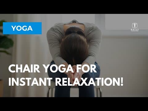 Easy Chair Yoga Routine | Gentle Stretches for Flexibility and Relaxation